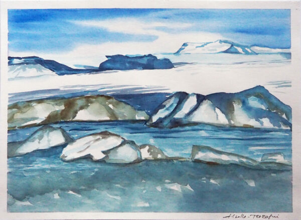 Islande-Glacier LagoonJökulsárlón (Iceland-Jökulsárlón Glacier Lagoon)