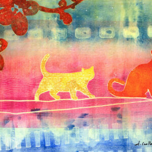 Chats au printemps