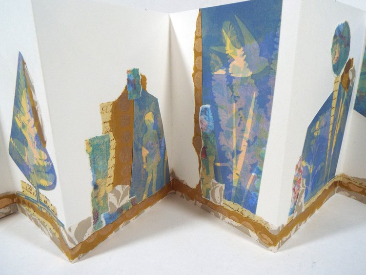 Altering the Page: Accordion Book with Collage - Center for Book Arts