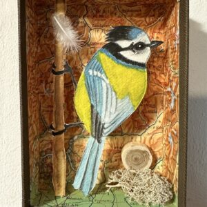 In the forest : the blue chickadee