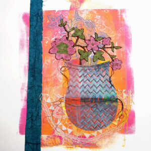 Mixed Media - Paint and collage