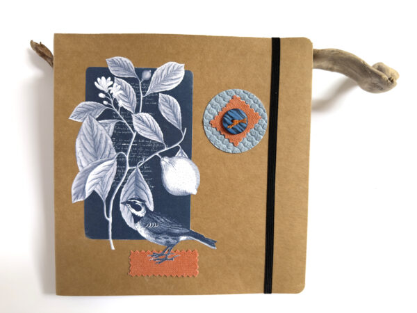 Carnet de croquis - effet cyanotype - 1