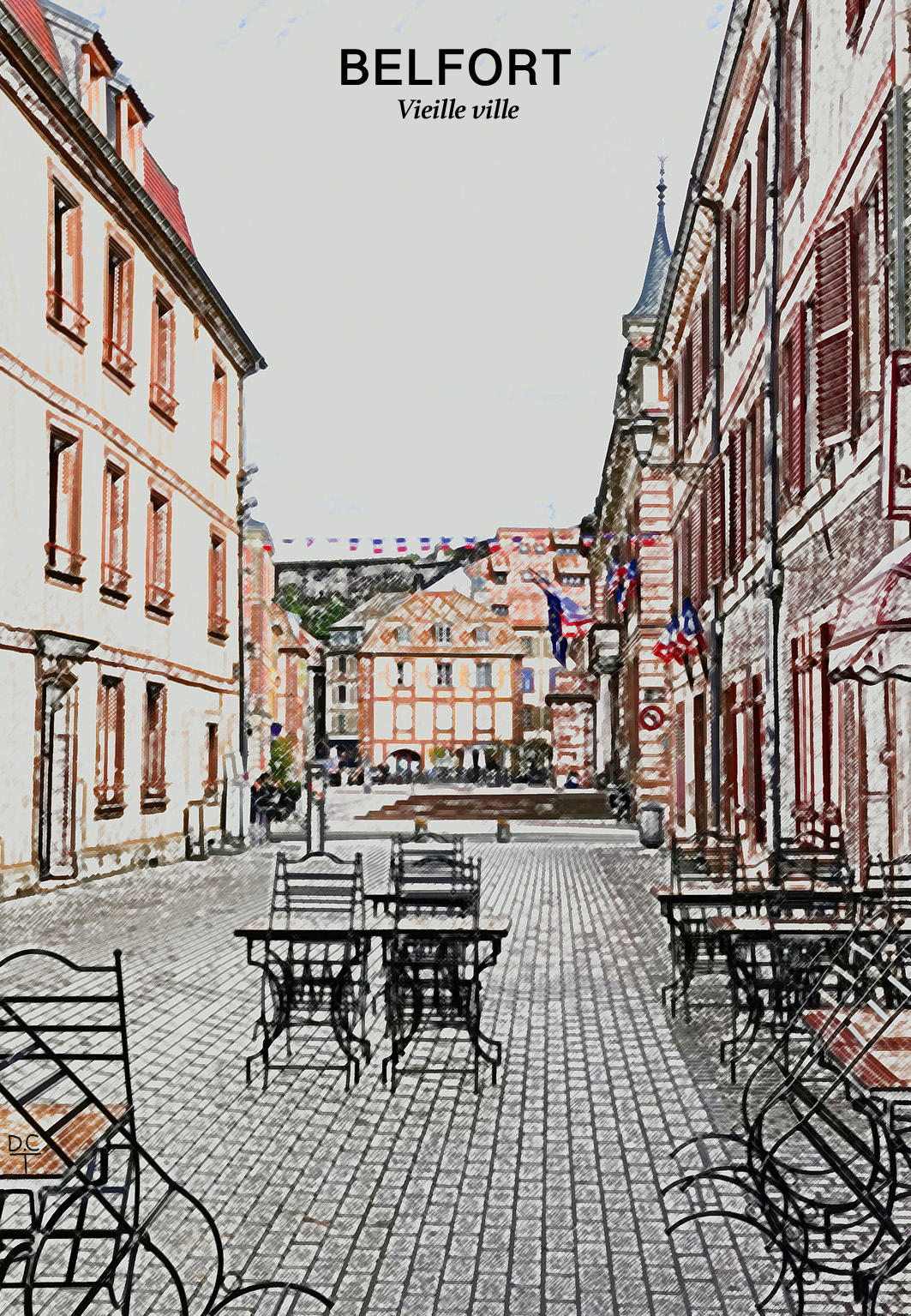 Belfort - Entrée de la vieille ville