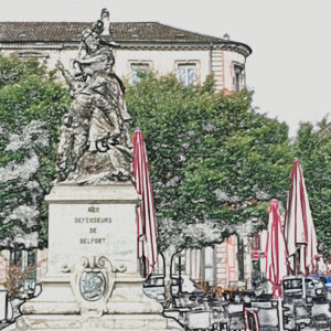 Belfort - Statue Quand même