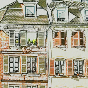 Belfort - Bâtisses anciennes typiques