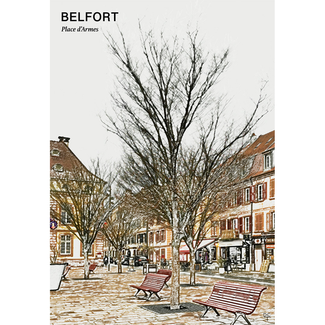 Belfort - Bancs publics, Place d'Armes