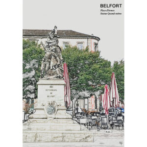 Belfort - Statue Quand même