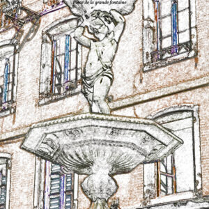 Belfort-L'ange de la grande fontaine