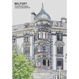 Belfort-Immeuble Belle époque-avenue du Maréchal Foch