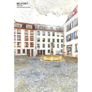 Belfort-Place de la petite fontaine